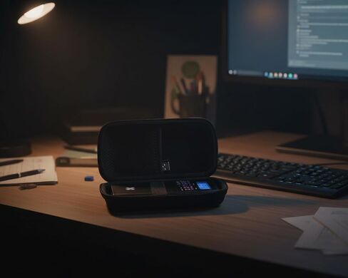 حقيبة سفر واقية صلبة متوافقة مع Sam وColby XPLR Spirit Box، أسود (الجراب فقط) in Kuwait