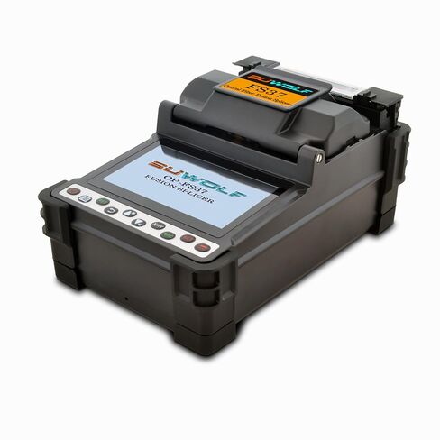 4.3" Touch LCD Screen High Precision Fiber Optic Fusion Splicer Machine for SM, MM, NZ-DS, EDF Fibers with Optical Fiber Cleaver and Automatic Focus Function(FS37A) in Kuwait
