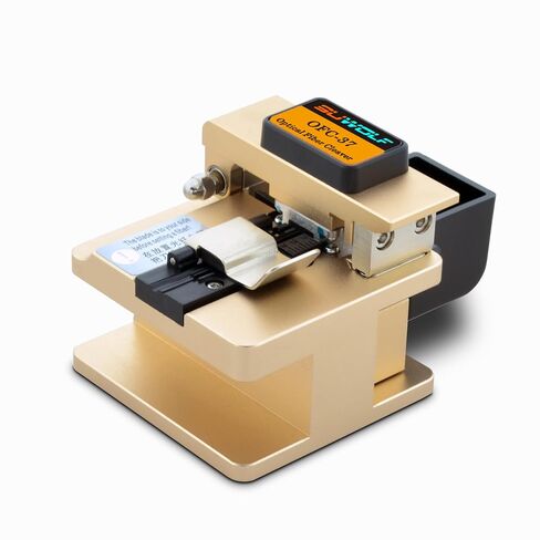 4.3" Touch LCD Screen High Precision Fiber Optic Fusion Splicer Machine for SM, MM, NZ-DS, EDF Fibers with Optical Fiber Cleaver and Automatic Focus Function(FS37A) in Kuwait