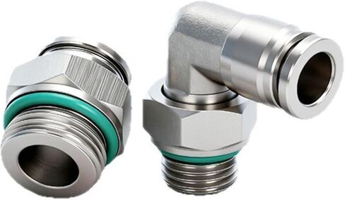 الفولاذ المقاوم للصدأ G-thread 304 وصلة هوائية PC8-G02/10-G03 مع مكون حلقة الختم 1 قطعة(不锈钢直通PC14-G02) in Kuwait