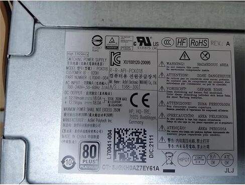 for 480 880 G6 G7 Power Supply 4+4+7 D19-260P1A PCK018 L70041-002-004 in Kuwait