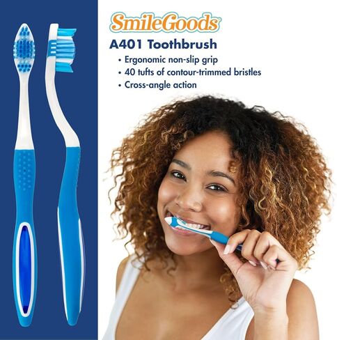 Adult Dental Care Kit, Travel Size Bundle w/Toothbrush with Cover, Toothpaste, and Floss, TSA Compliant Oral Care Kit in Kuwait
