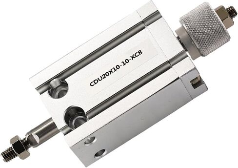CDU20/25 * 10/20/30/40/50/60-10/20/30-XC8 Adjustable Stroke Single Rod Bore 20 25mm Double Acting Small Pneumatic Cylinder(CDU25X10-10-XC8) in Saudi Arabia