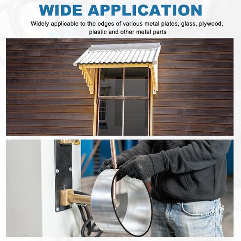 حافة مطاطية من باتيكل، 5/16 بوصة (9 مم) × 3.3 قدم طول EPDM U قناة حافة حامية على شكل حرف U لحماية زجاج المرآة 9-11 مم، أبيض (13 × 15 مم) in Kuwait