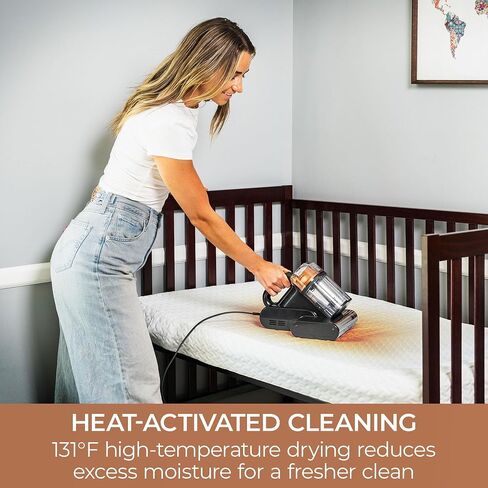 Kenmore Mattress Vacuum with UV-C Light & HEPA Filter | 14KPa Suction, Handheld Bed Vacuum Cleaner Machine with 131°F heat drying for Couch, Pet Hair - MC2010 in Kuwait