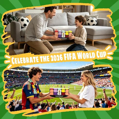 مجموعة تماثيل التميمة المرخصة رسميًا لكأس العالم FIFA 2026 مكونة من 3 قطع - حقيبة يد وقيقب وزايو مع صندوق عرض - بضائع كأس العالم، هدية شخصيات كرة قدم قابلة للتجميع للمشجعين (مجموعة من 3 (5 بوصة)) in Kuwait