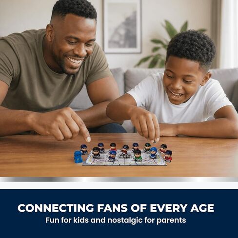 TeenyMates NHL Hockey Action Figures Gift Set | Series 12 with Hockey Rink Puzzle and 12 officially licensed 1" player figures; Hockey gift for kids & fans in Kuwait