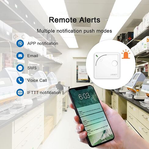 WS1 Bundle - WiFi Environmental Sensor Kit with External Probe and Temperature Monitor Accessories in Kuwait