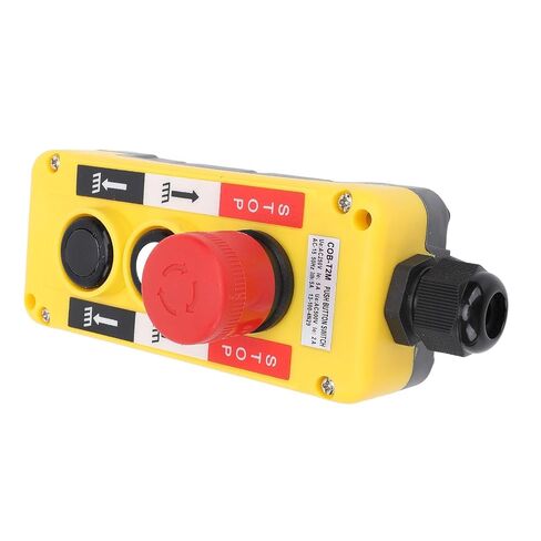 Industrial Crane Pendant Switch with Emergency Stop Button for Automation Control System in Kuwait