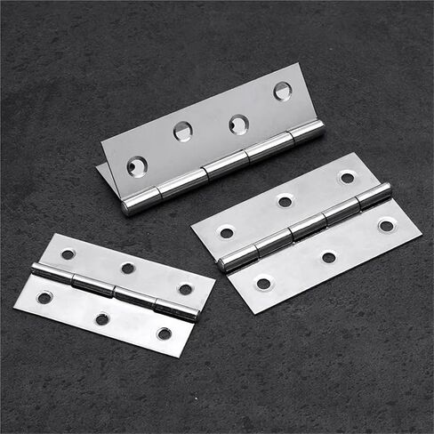 1-4 Inch Connector Stainless Steel Door Hinges Home Doors Hardware Accessories 10/20Pcs(3.5 inch,20Pcs) in Kuwait