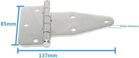 304 Stainless Steel Hinge Industrial Electrical Cabinet Heavy-Duty CL115 1Pcs in Kuwait