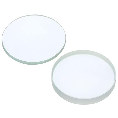 4" (100mm) Focal Length Double Convex Lens, 40mm Diameter 6mm Height Glass Optically Polished Round Edges Lens for Physics Experiment, Clear in Kuwait