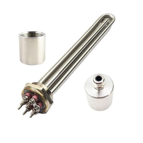 220V 3KW SUS316 DN40 Electric Water Heater Tubular Immersion Heating Element 1Pcs(Heater Set) in Kuwait