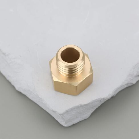 2 قطعة M12X1.5 ذكر إلى 1/4 "مهايئ أنثي مقياس الضغط النحاس محول للأنظمة الهيدروليكية المعدات الهوائية in Kuwait