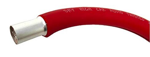 سلك الحلقات Sky High Car Audio Crimp Cable 2/0 قياس 25 حزمة من النحاس المعلب in Kuwait