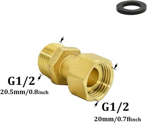 1 قطعة النحاس 1/2 "3/4" 1 "ذكر أنثى الموضوع موصل الحنفية 90 درجة تركيبات الكوع أنبوب موصلات تدوير G1/2 G3/4 G1 (A) in Kuwait