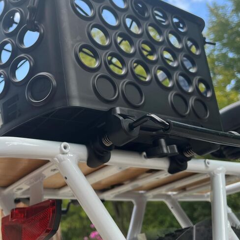 EBike Basket Dairyman X - إطلاق سريع ليناسب جميع رفوف الدراجة التي يصل عرضها إلى 7 بوصات وأصغر in Kuwait