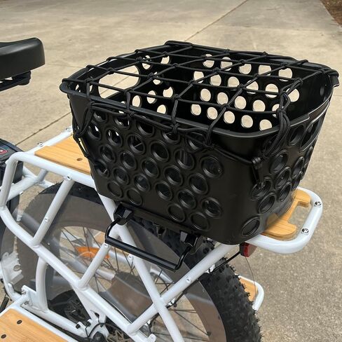 EBike Basket Dairyman X - إطلاق سريع ليناسب جميع رفوف الدراجة التي يصل عرضها إلى 7 بوصات وأصغر in Kuwait