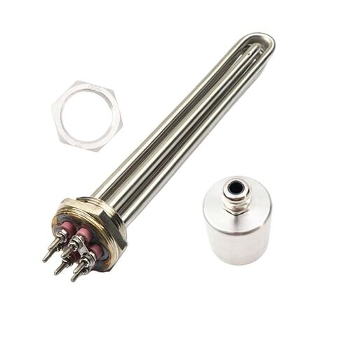 380v 12kw DN40 Electrical Heating Element SUS316L Electric Tubular Water Heater for Boiler Tank 1Pcs(Heater Thread) in Kuwait