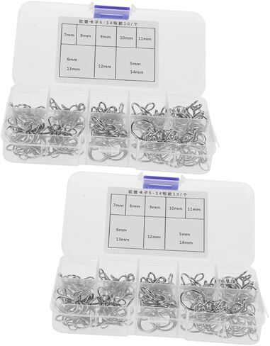 iplusmile 2pcs Manganese Steel Spring Hose Clamps, Elastic Pipe Clips for Automotive and Plumbing, Small Wire Hose Fasteners for Low Pressure Water and Gas Lines in Kuwait