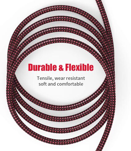 كابل XLR أنثى إلى 1/4 TS 10 أقدام 2 حزمة، كابل ميكروفون مجدول من النايلون BIFALE TS 6.35 مم مقبس أحادي كابل ميكروفون غير متوازن كابل ميكروفون عالي التحمل in Kuwait