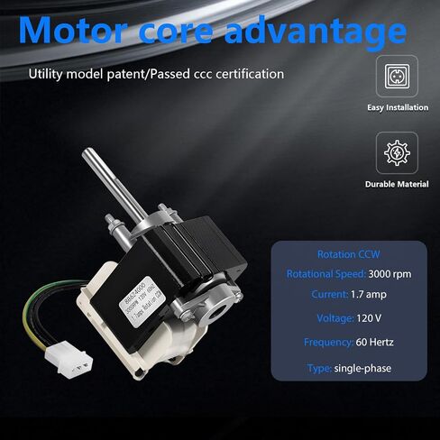 محرك مروحة الحمام 88624000، محرك بديل عالي الأداء وهادئ وفعال متوافق مع LS100SE LS80SE LS50SE J238-100-10074 in Kuwait