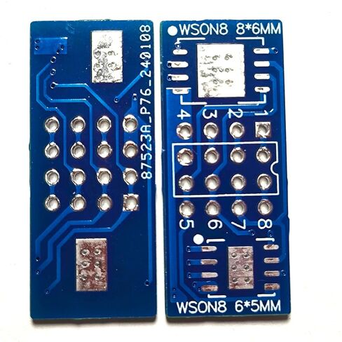 10 قطع WSON8 QFN8 DFN8 إلى DIP8 مبرمج محول المجلس MLF8 5X6 6X8 إلى DIP محول PCB بروتو مجلس محول المقبس لـ Xgecu T48 T76 RT80H رقاقة Prorammer IC المقبس in Kuwait