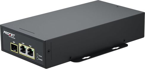 PROCET PoE Injector SFP Gigabit Uplink PoE++ 60 وات، غلاف معدني، -40 درجة فهرنهايت إلى 149 درجة فهرنهايت لنقطة الوصول اللاسلكية، جسر mmWave، كاميرا PTZ AI، خلية صغيرة، مصنع ذكي، عرض الأكشاك التجارية in Kuwait