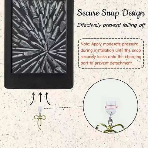 Charms for Kindle, Dust Plug Cute Type C E-Reader Accessories in Saudi Arabia
