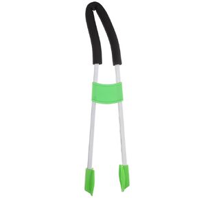 Foldable Small Garbage Grabber Tool Lightweight Trash Picker Reacher Gripper for Elderly Trash Pickup and Litter Collection with Green Handle in Kuwait