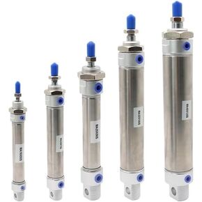 1pcs Stainless Steel Double Action MA Type with Magnet 16/20/25/32/40mm Bore 25/50/75/100/125/150/175mm Stroke Pneumatic Cylinder(75mm Stroke,Bore 40mm) in Saudi Arabia