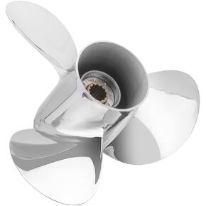 11 1/8X13 Upgrade Stainless Steel Boat Propeller fit Yamaha 40hp 48hp 50hp 55hp 60hp F30 F40 F50 F60 Outboard Motor Engines ‎69W-45945-00-EL, 13 Spline Tooth in Saudi Arabia