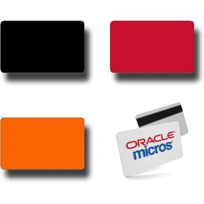 100 بطاقة موظفين لنقاط البيع من Oracle Micros - 25 بطاقة سوداء و25 برتقالية و25 بطاقة حمراء و25 بطاقة بيضاء. in Kuwait
