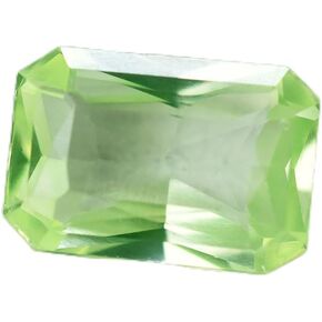 7.85 Ct Natural Bluish Green Grandidierite CERTIFIED Emerald Cut Gemstone in Kuwait