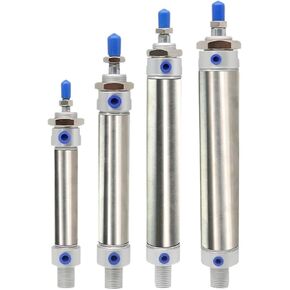 1pcs Type Stainless Steel Double Action with Magnet Bore 16/20/25/32/40mm Stroke 25/50/75/100/125/150/175mm Pneumatic Air Cylinder(Bore 16,Stroke 175mm) in Saudi Arabia
