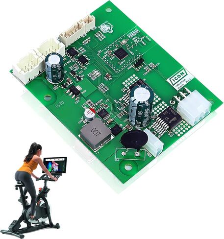 لوحة تحكم لدراجات التمرين 430157 متوافقة مع دراجات تمرين Nordic Track S22I S15I S10I C22I S27I SE9I X24، واستبدال لوحة الطاقة لدورة الاستوديو in Kuwait