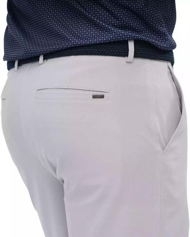 Greg Norman Men's Stretch Short (US, Numeric, 34, Regular, Regular, Gray) in Kuwait