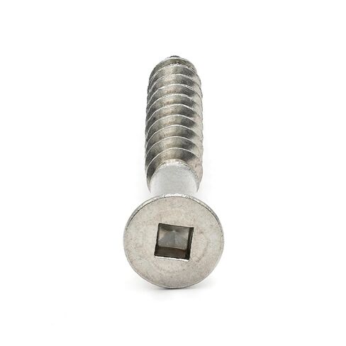 Stainless Steel Deck Screws, #8 x 1-1/2 inch, Square Drive, Type 17 Tip, 316 Grade, 100 Pack w/Bit Included in Kuwait