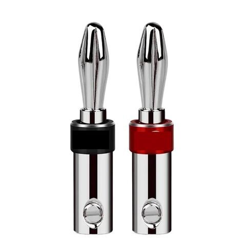 Banana Plug Connector Jack Bananas Connectors for 4mm Binding Post Double Screw Lock Speaker Terminal Consumer Electronics(20pcs,Mix Color Gold) in Kuwait