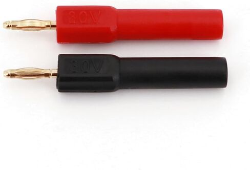 10Pcs Gold Plated 2mm Small Male Banana Plug to 4mm Female Jack Connector Adapter in Kuwait