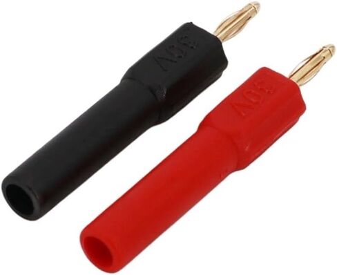 10Pcs Gold Plated 2mm Small Male Banana Plug to 4mm Female Jack Connector Adapter in Kuwait
