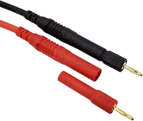 10Pcs Gold Plated 2mm Small Male Banana Plug to 4mm Female Jack Connector Adapter in Kuwait