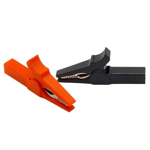 2PCS Battery Test Clip 55MM HV Clip for Banana Plug 4mm Multimeter Pen Cable Probes Crocodile Clip in Kuwait