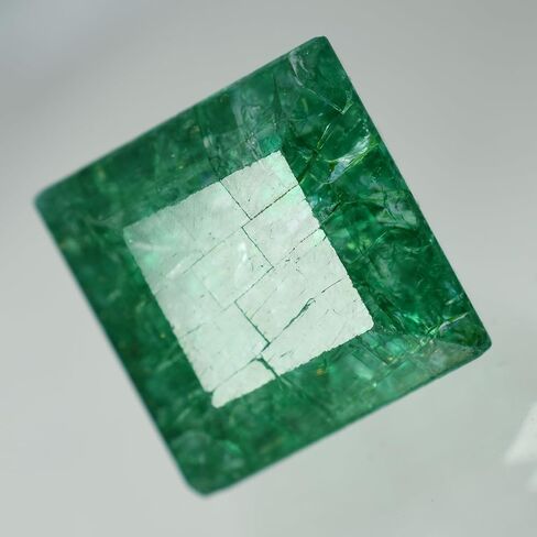 Natural Most Expensive 10.35 Ct Loose Green Emerald CERTIFIED Square Gemstone in Saudi Arabia