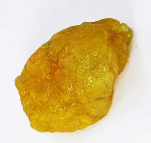 Natural Yellow Sapphire 49.2 Ct Earth Mined Uncut Rough Gemstone AAA+ CERTIFIED in Kuwait