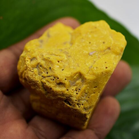 Yellow Sapphire Natural Raw Rough 693.80 Ct Uncut Gemstone CERTIFIED in Kuwait
