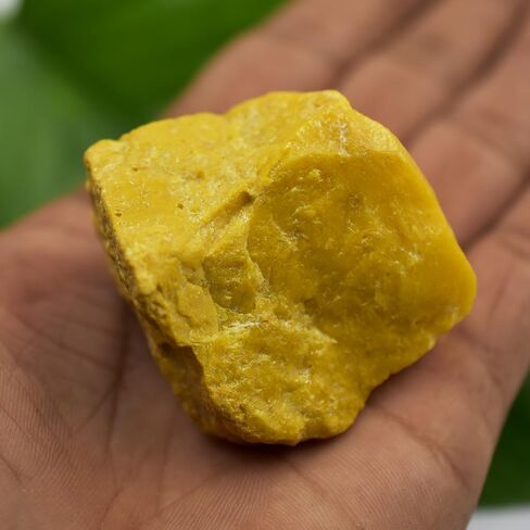 Yellow Sapphire Natural Raw Rough 693.80 Ct Uncut Gemstone CERTIFIED in Kuwait