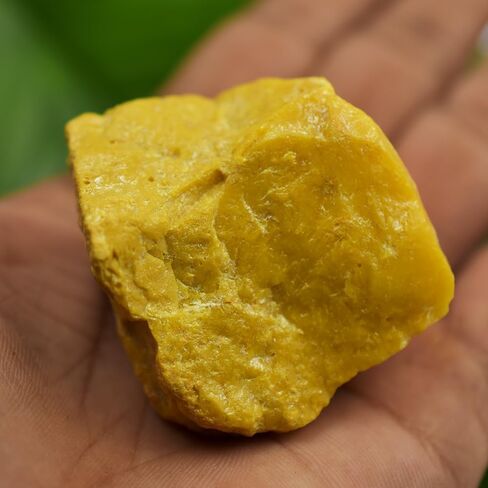 Yellow Sapphire Natural Raw Rough 693.80 Ct Uncut Gemstone CERTIFIED in Kuwait