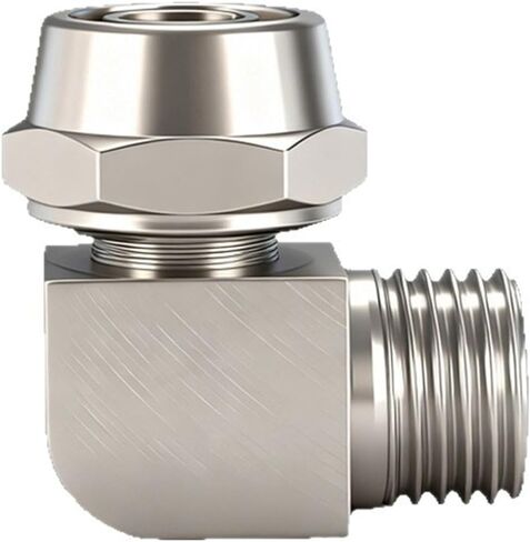Copper Quick Twist Tube Joint Right Angle Elbow PL6-01 Pneumatic 1/3/4 Tap 4/6/10/12MM 1Pcs in Kuwait