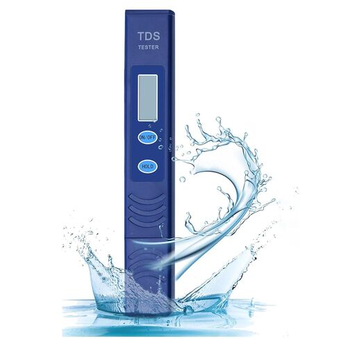 جهاز اختبار المياه الرقمي NEEGLEN TDS Meter، جهاز اختبار المياه TDS، جهاز اختبار المياه لمياه الشرب مع 0-9990 جزء في المليون - موثوق ودقيق - يستخدم للمنزل، وأحواض السمك، وحمامات السباحة، وممسك باليد، أزرق، عبوة واحدة in Kuwait